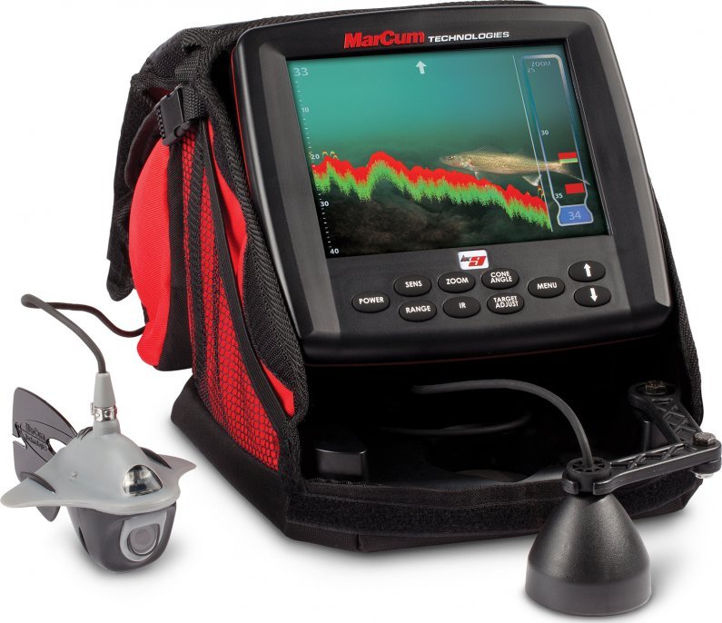 Ang pinakamahusay na camcorder pangingisda sa taglamig MarCum LX-9-ROW + Sonar MarCum LX-9-ROW + Sonar