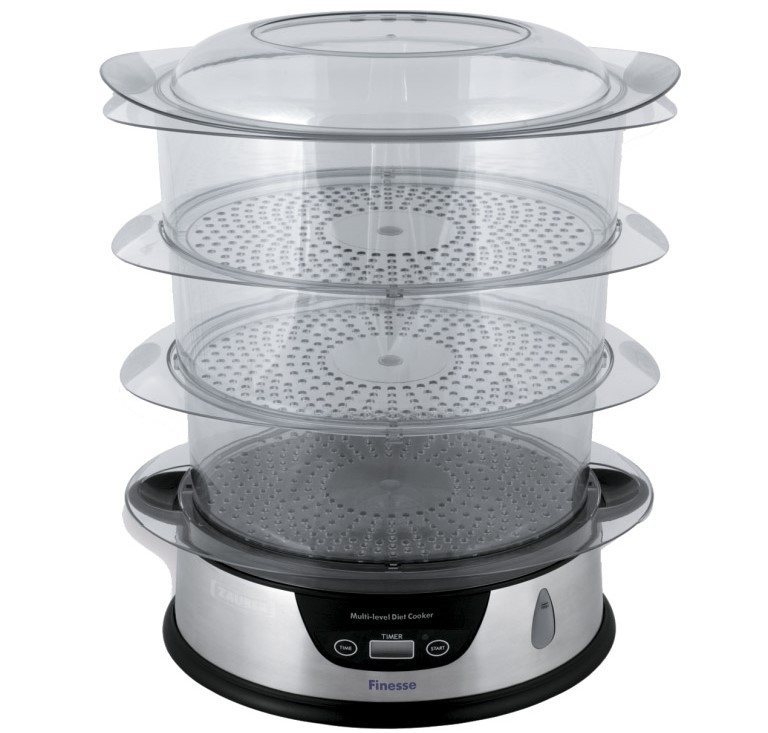 Double dandang Zauber dengan mangkuk telus Zauber X-570 Zauber x-570