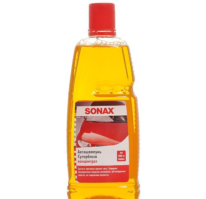 Sonax vosak šampon za mikročestice Super Gloss Fotografija Sonax Super Gloss