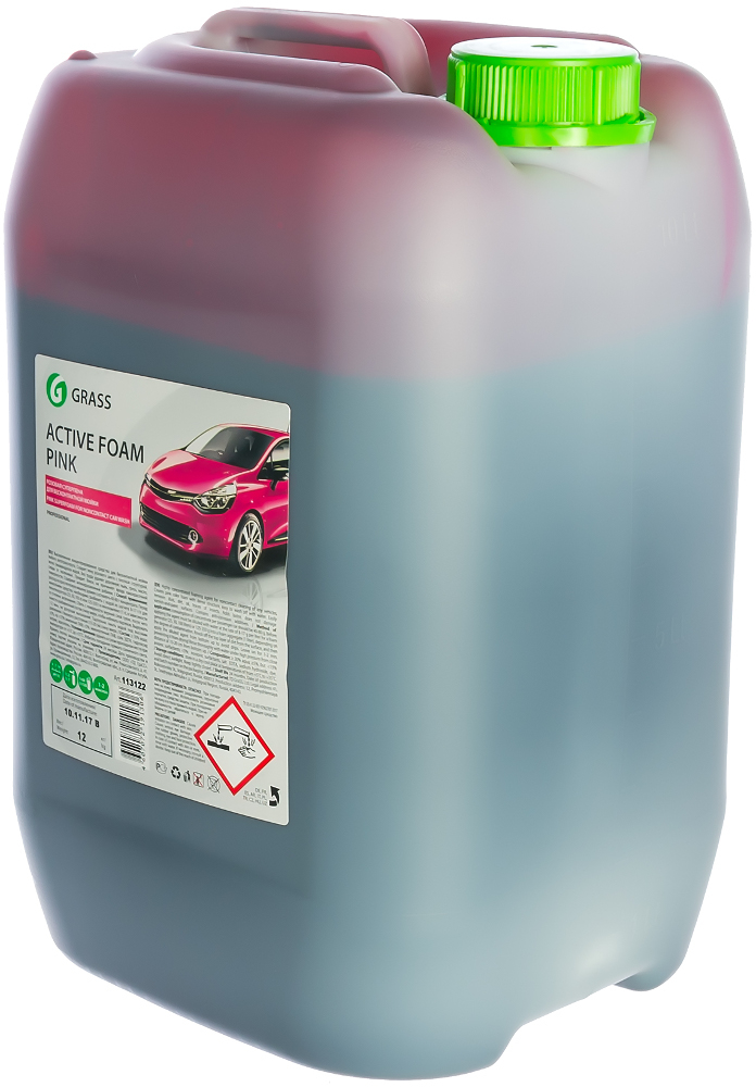 Pročitajte upute prije primjene GRASS ACTIVE FOAM PINK Fotografija sa zrnatom aktivnom fondom PINK