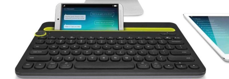 A csendes Logitech több eszközű billentyűzet K480 érdekes modellje A Logitech Multi-Device Keyboard K480 fotója