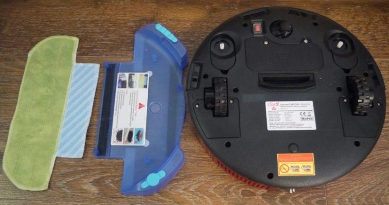 Nedves tisztítás - porszívó robot alkatrészek