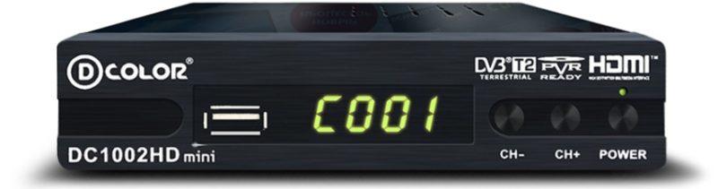 D-Color DC1002HD мини приемник DVB-T2 D-Color DC1002HD снимка