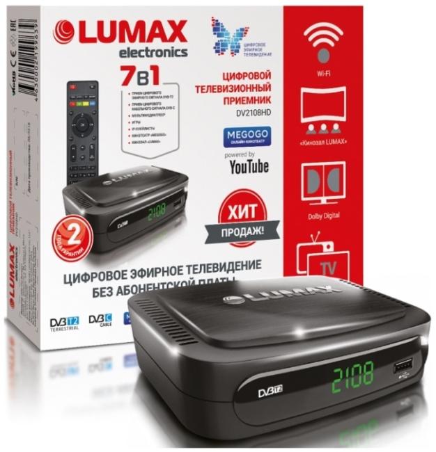 Цифров телевизионен приемник LUMAX DV-2108HD LUMAX DV-2108HD снимка