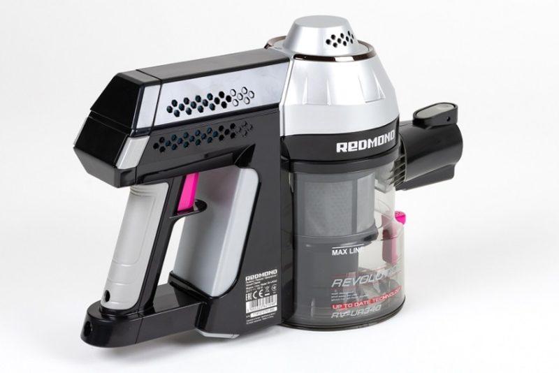 Elektrikli süpürgede büyük toz toplayıcı Redmond