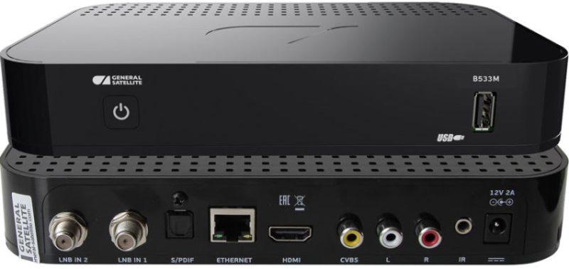 Сателитен приемник General Satellite GS B534M Обща сателитна снимка GS B534M